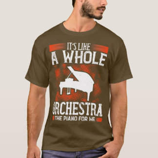 Camiseta Piano É Como Uma Orquestra Inteira