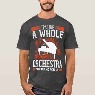 Camiseta Piano É Como Uma Orquestra Inteira