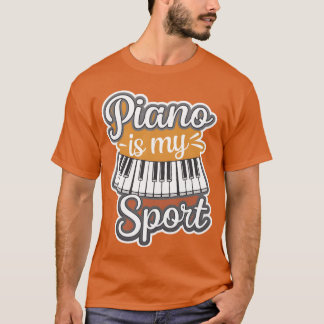 Camiseta Piano É Meu Esporte menino