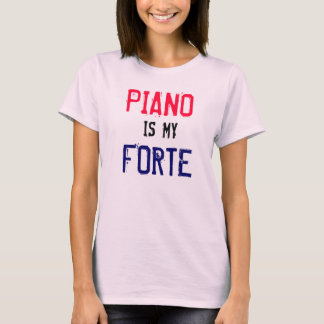 Camiseta Piano é o meu Forte