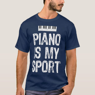 Camiseta Piano É O Meu Pianista Engraçado De Esporte