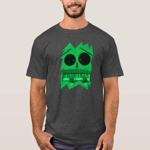 Camiseta Piano e teclado da música de Electronica