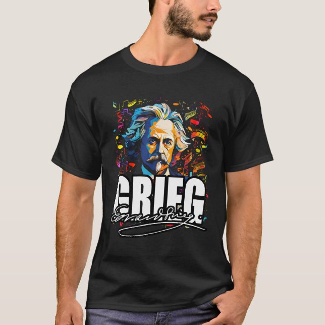 Camiseta Piano Edvard Grieg (Frente)