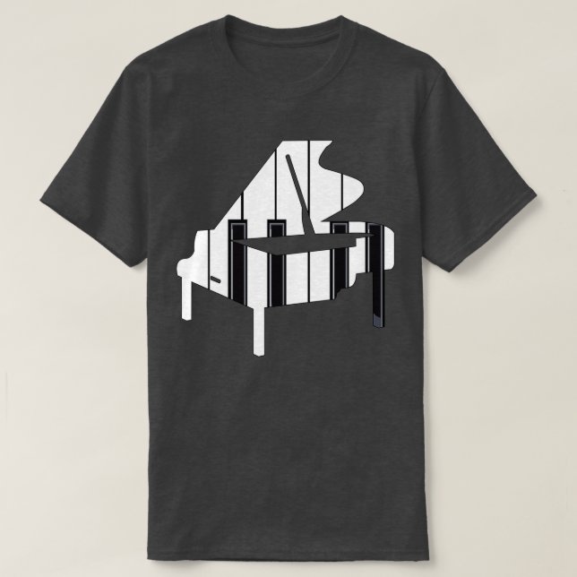 Camiseta Piano Gift Idea 1 (Frente do Design)