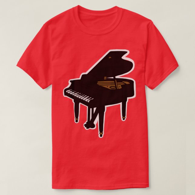 Camiseta Piano Grande (Frente do Design)