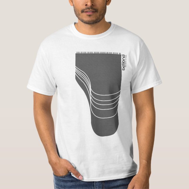 Camiseta Piano - homens (Frente)