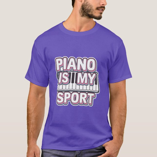 Camiseta Piano Is My Sport friends (Frente)