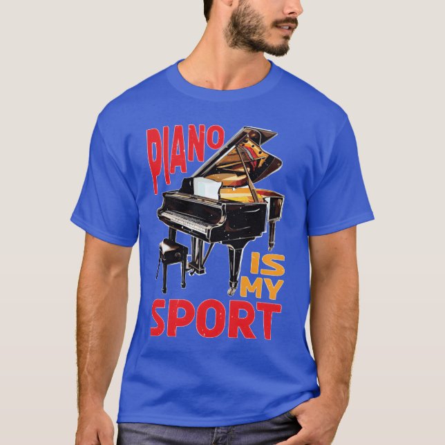 Camiseta Piano Is My Sport gift (Frente)