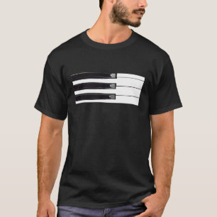 Camiseta Piano Keyboard Pop Rock Jazz Classz