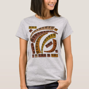 Camiseta Piano Keys Curvada T-Shirt