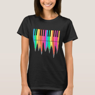 Camiseta Piano Keys Melting