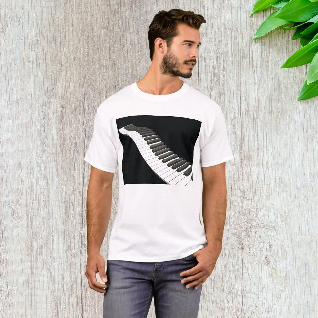 Camiseta Piano Keys Mens T-Shirt (Criador carregado)