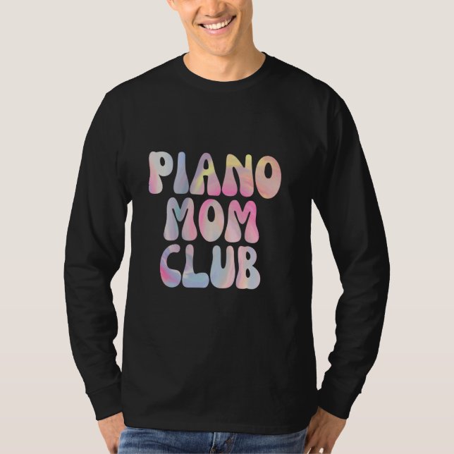 Camiseta Piano Mamãe Club de Diversão (Frente)