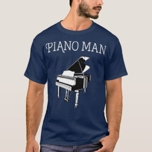Camiseta Piano Man Piano Player Música Clássica Pianista
