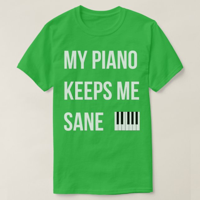 Camiseta Piano Meu Piano Me Deixa Engraçado (Frente do Design)