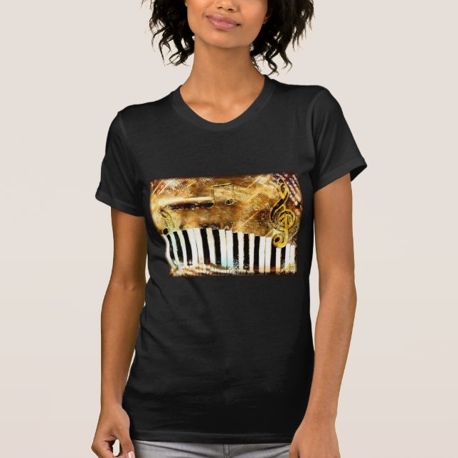 Camiseta Piano Music (Frente)