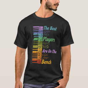 Camiseta Piano Music Lover Pianista Os Melhores Jogadores E