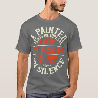 Camiseta Piano Musicians Paint Pictures