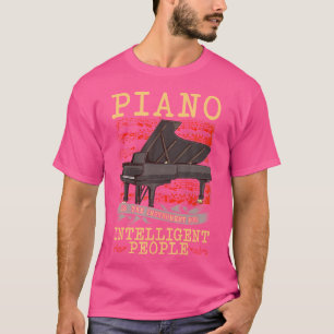 Camiseta Piano O Instrumento De Inteligência Música Diverti