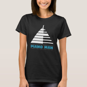 Camiseta Piano Para Teclado E Instrumento