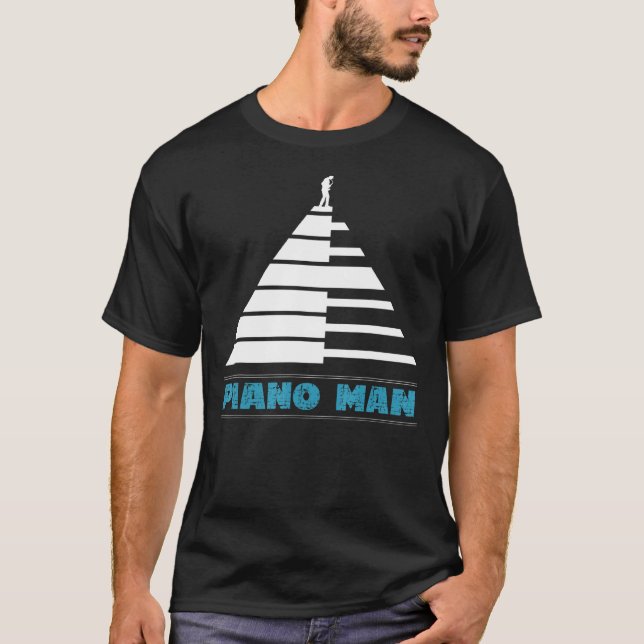 Camiseta Piano Para Teclado E Instrumento (Frente)