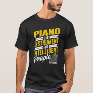Camiseta Piano Pianista Músico Teclado Musical Cote Gag Ou