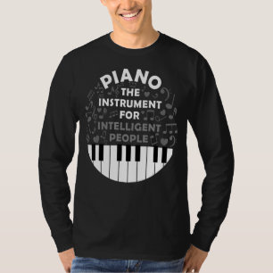 Camiseta Piano Pianista Músico Teclado Musical Cote Gag Ou