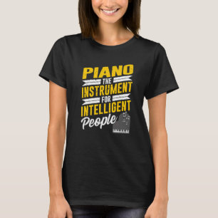 Camiseta Piano Pianista Músico Teclado Musical Cote Gag Ou