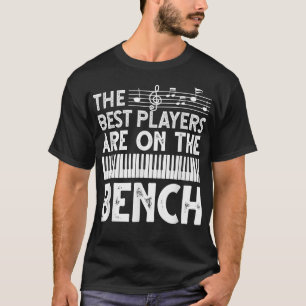 Camiseta Piano Player de Arte Homens Mulheres Orquestor Mus
