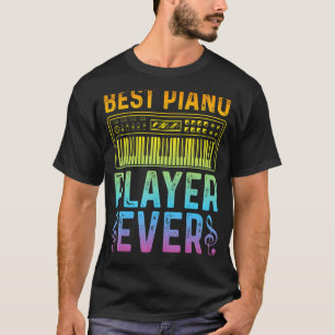Camiseta Piano Player do Piano do Teclado Pianista Melhor P