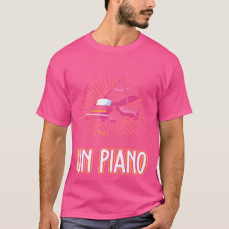 Camiseta Piano Player Gift For Girls Classic Music Piano