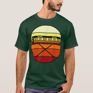 Camiseta Piano Player Retro Músico Professor Piano Piano Mú