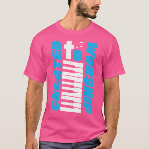 Camiseta Piano Professor Pianista Jesus Teclado Cristão Cre