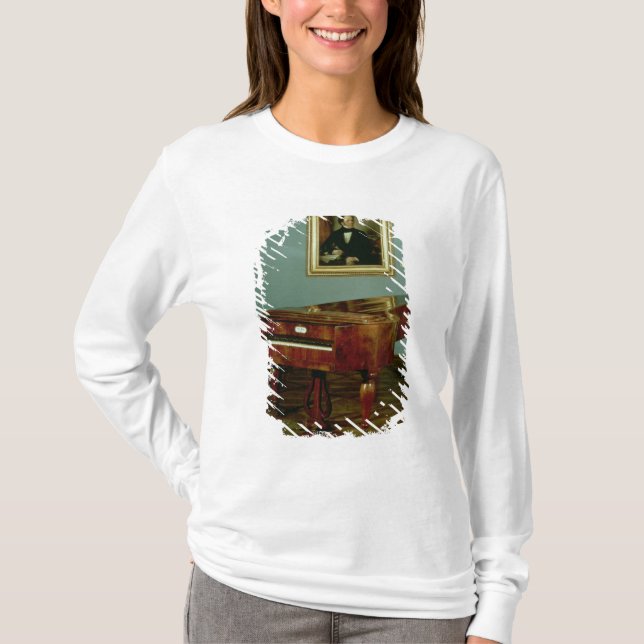Camiseta Piano que pertence a Franz Peter Schubert (Frente)