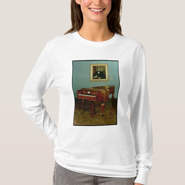 Camiseta Piano que pertence a Franz Peter Schubert (Frente)