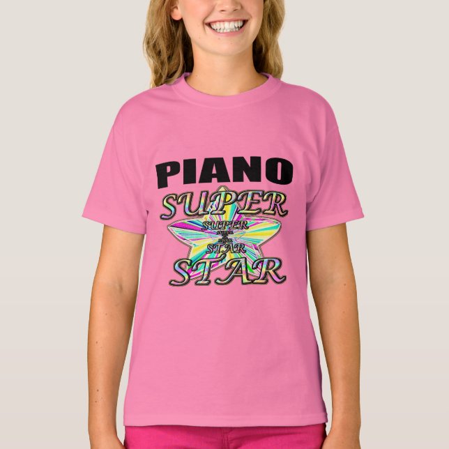 Camiseta Piano Superstar (Frente)
