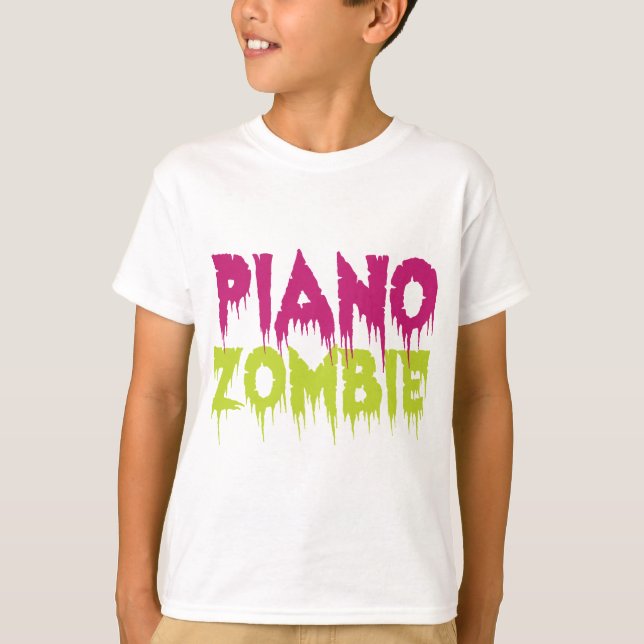 Camiseta Piano Zombie (Frente)