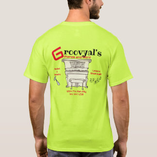 Camiseta Pianos de Groovyal