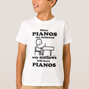Camiseta Pianos Outlawed