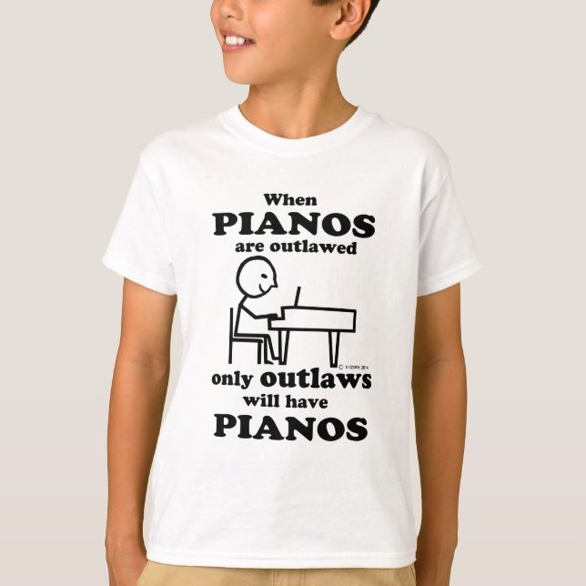 Camiseta Pianos Proibidos (Frente)