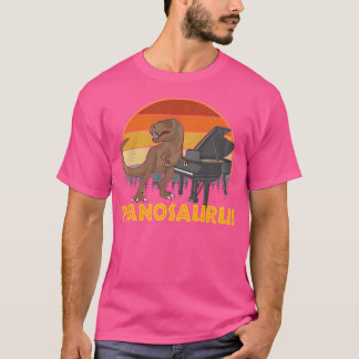 Camiseta Pianosaurus Pianista Piano Tocador