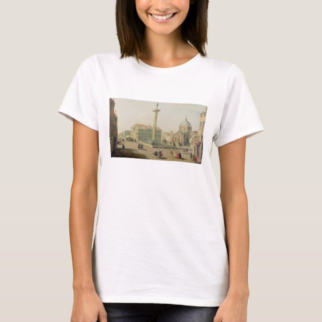 Camiseta Piazza Colonna, Roma (Frente)