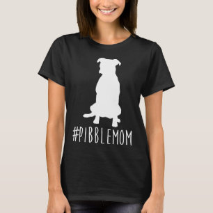 Camiseta Pibblemom Hashtag Pitbull Dog Mãe