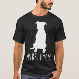 Camiseta Pibblemom Hashtag Pitbull Dog Mãe - Novo