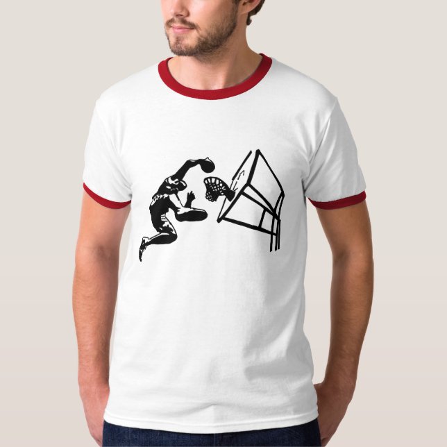 CAMISETA PIC DE BASQUETE BRANCO E NEGRO (Frente)