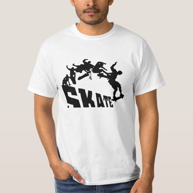 CAMISETA PIC SKATE PRETO (Frente)