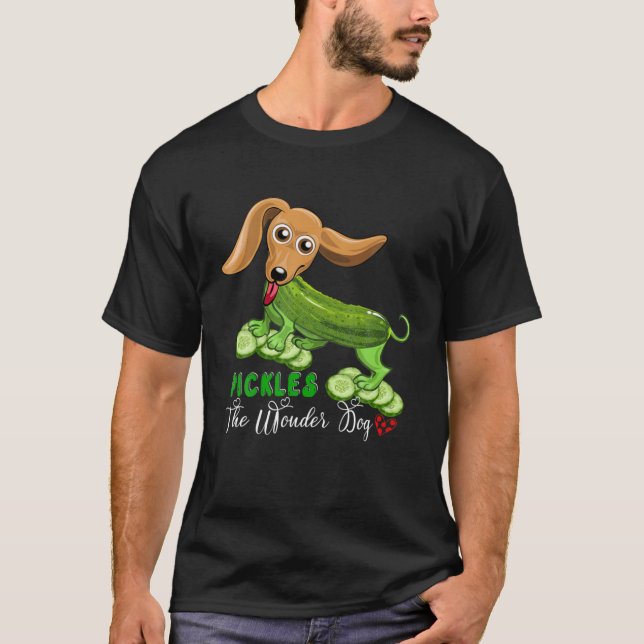 Camiseta Pica O Cachorro Engraçado Engraçado Cachorro Cacho (Frente)