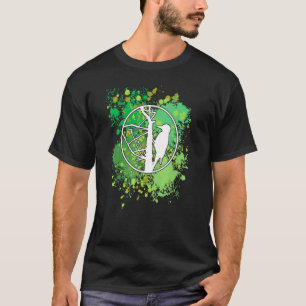 Camiseta Pica-Pau Na Árvore Em Derramares De Tinta Amigo De