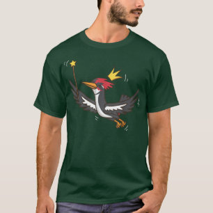 Camiseta Pica-Pau Pica-Pau Selvagem Pássaro Místico Amor Fa