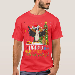 Camiseta Pica-Pica-Pau Pássaro Engraçado Pica-Pau Feliz Olá